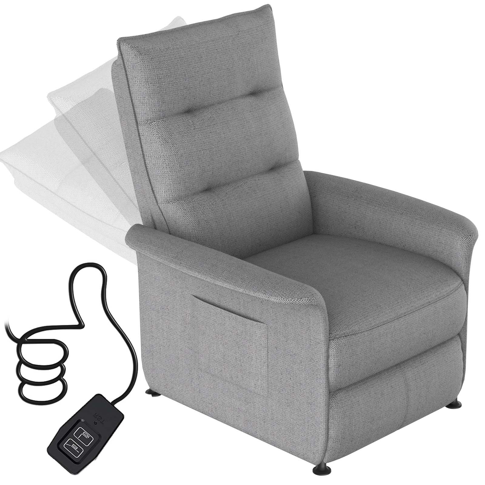 ordeluxe-chaise-fauteuil-relax-inclinable-150-kg-gris image 4