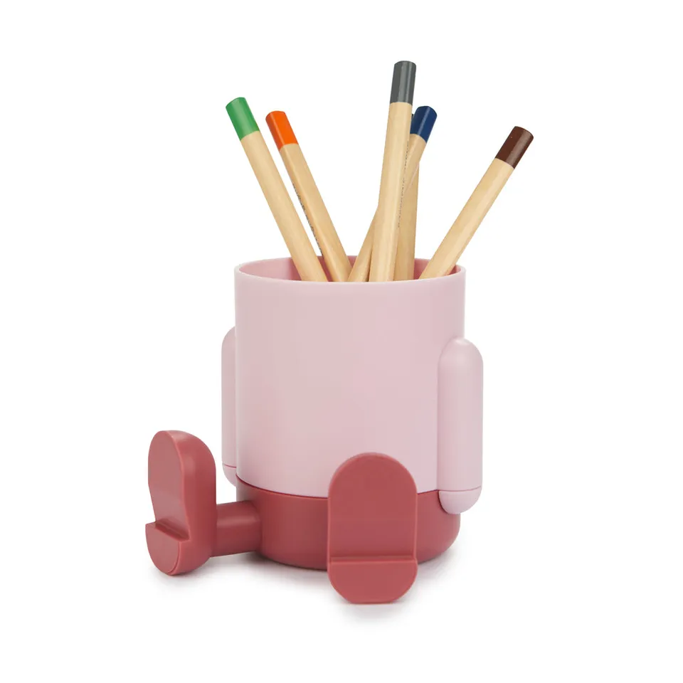 balvi-desk-mr-sitty-pot-crayons-bicolore-jambes image 1