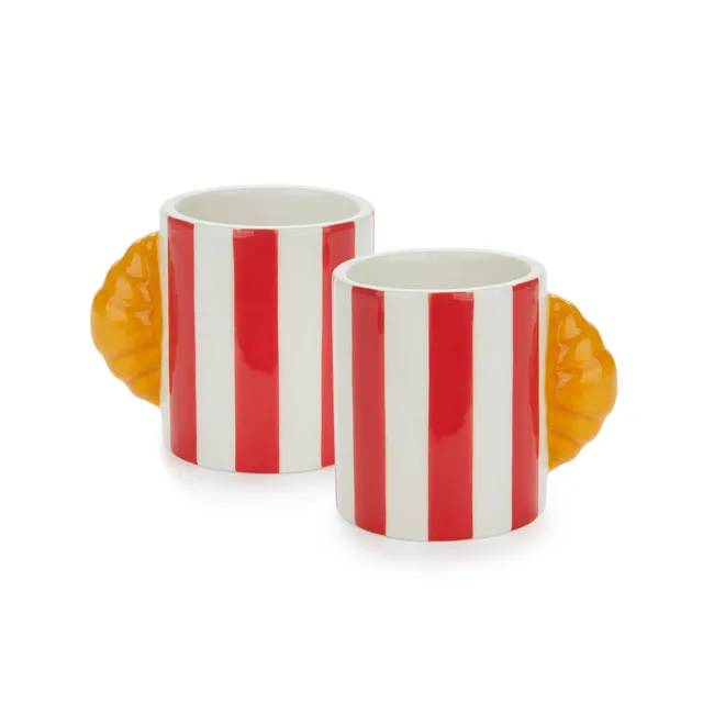 balvi-croissant-tasse-espresso-c-ramique-vert-lot-2 image 1