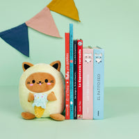 balvi-desk-kawaii-minty-serre-livres-chat-glace-menthe image 2