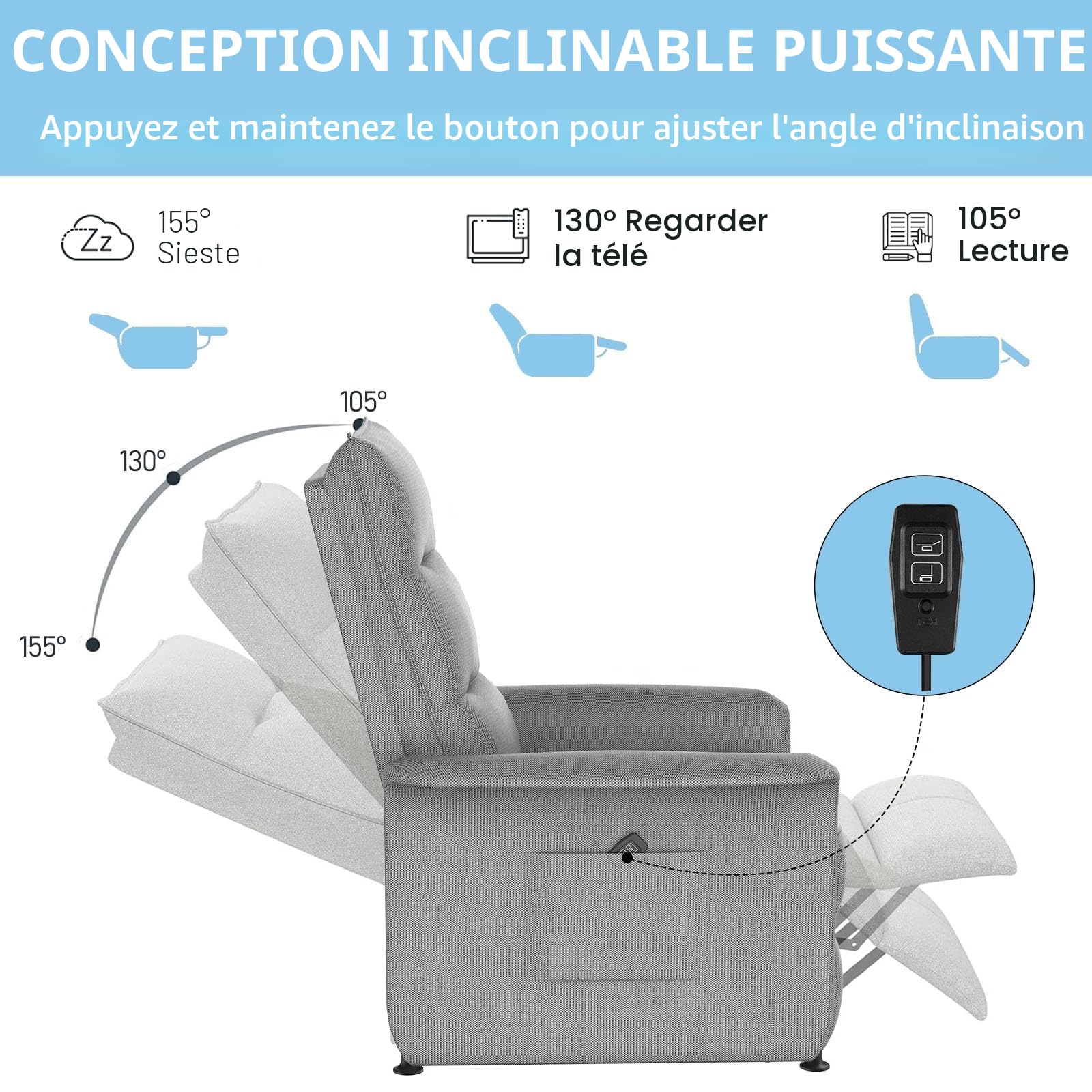 ordeluxe-chaise-fauteuil-relax-inclinable-150-kg-gris image 5