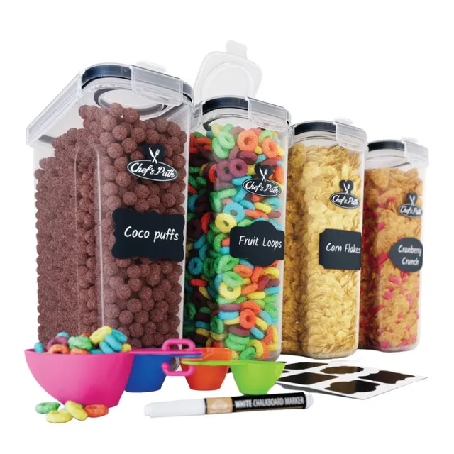 chef-s-path-cereal-containers-bo-te-c-r-ales-4l-lot-de-3 image 1