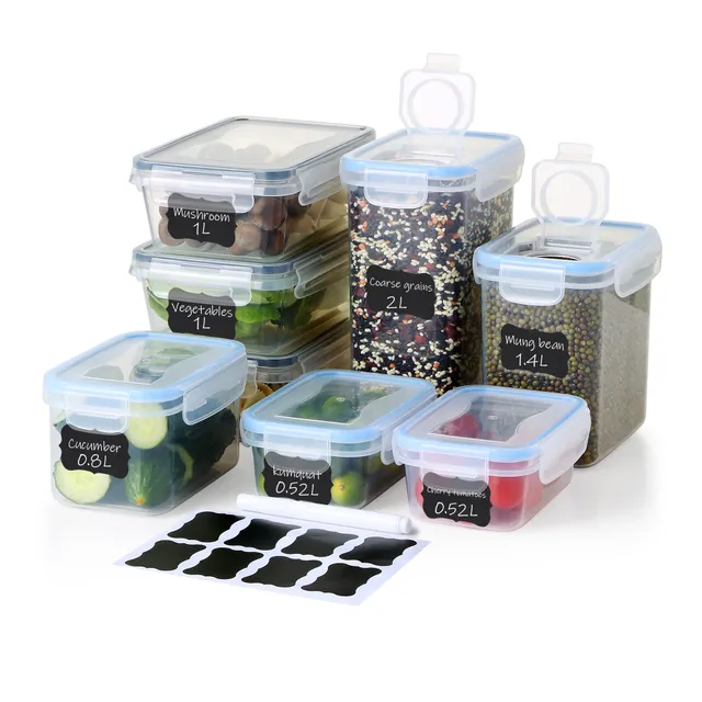 ordeluxe-bocal-rangement-8pcs-2m3f3-bo-te-plastique-lot-8 image 1