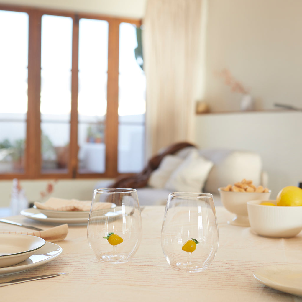 balvi-kitchen-botanical-verre-eau-citron-jaune-borosilicate image 3