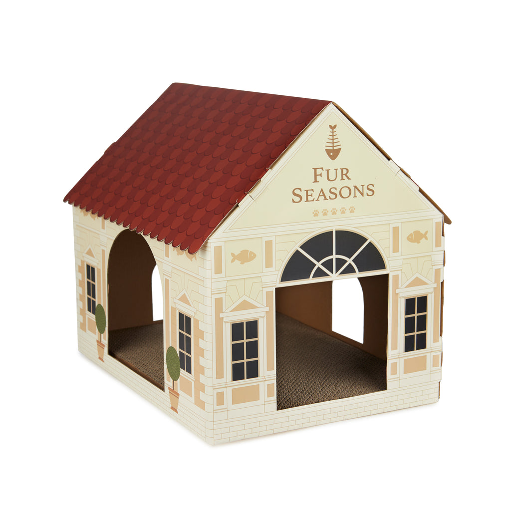 balvi-lifestyle-fur-seasons-maison-chat-griffoir-beige image 1