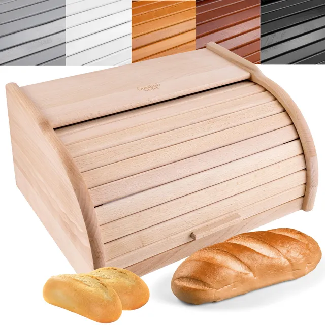 creative-home-bo-te-pain-bois-naturel-38-cm-huche image 1
