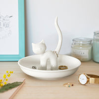 balvi-home-decor-gatto-xl-porte-bijoux-chat-porcelaine-blanche image 2