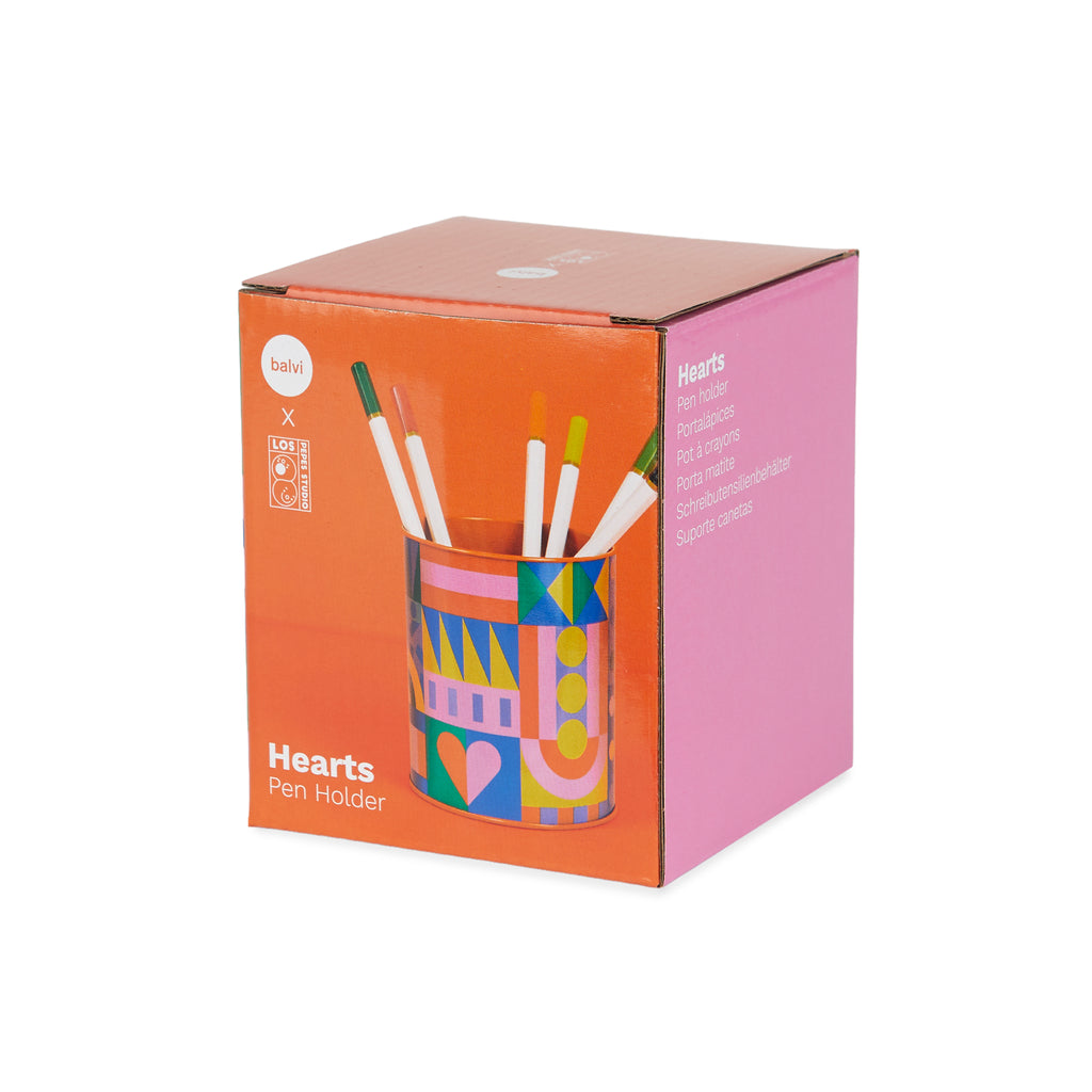 balvi-desk-los-pepes-hearts-pot-crayons-m-tal-rouge image 4