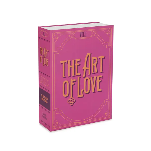 balvi-desk-the-art-of-love-bo-te-livre-rangement-rose image 1