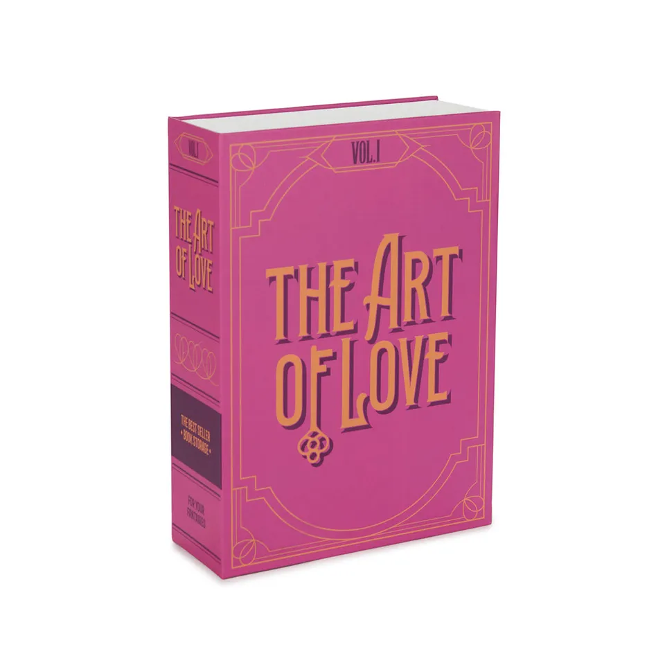 balvi-desk-the-art-of-love-bo-te-livre-rangement-rose image 1