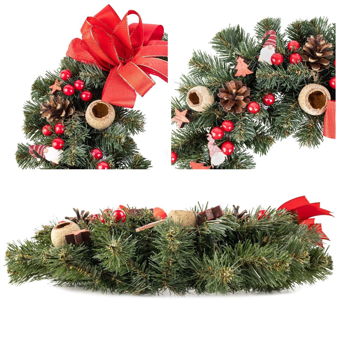 creative-home-d-coration-no-l-couronne-rouge-35-cm-porte image 6