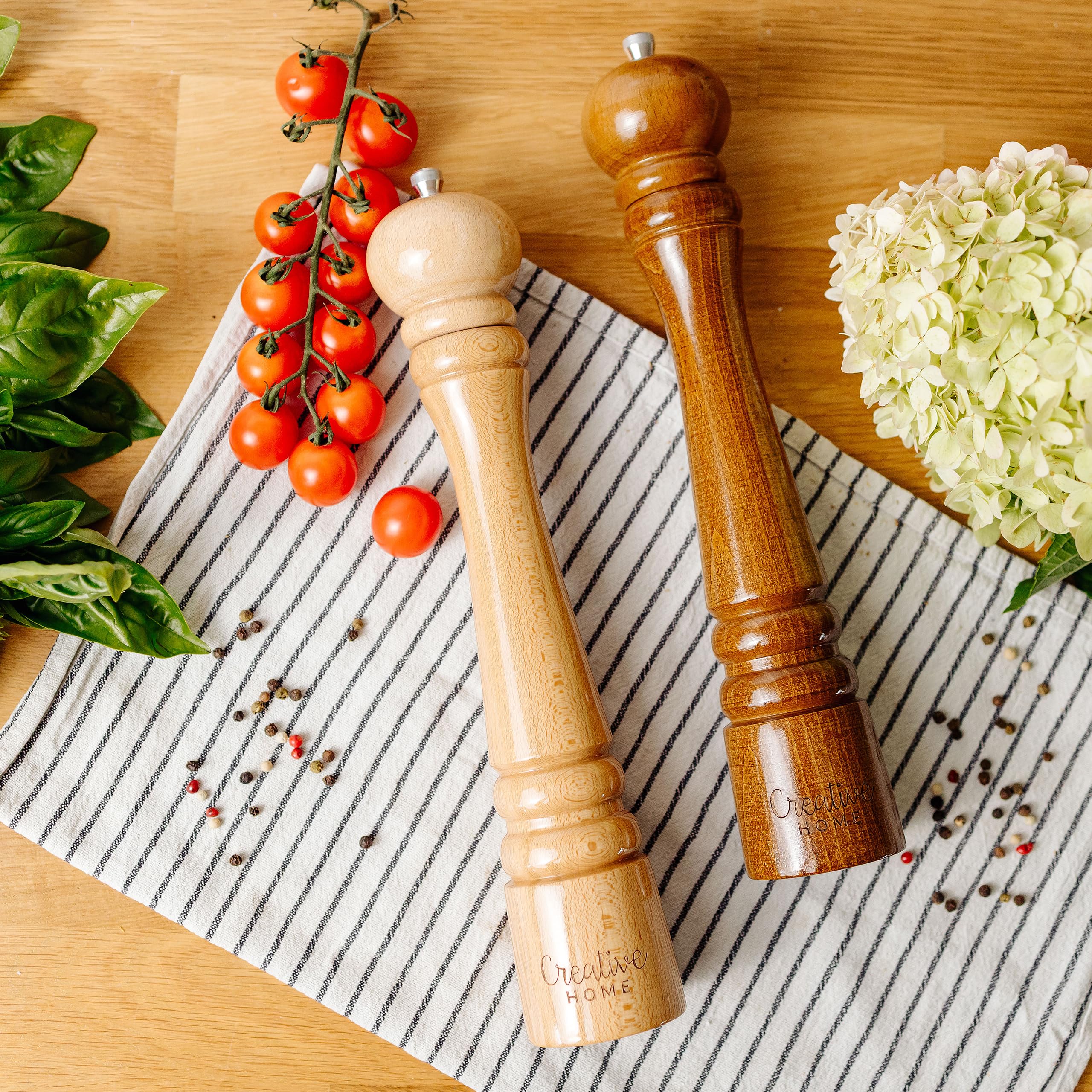 creative-home-duo-moulin-poivre-sel-bois-31-5cm-manuel image 2