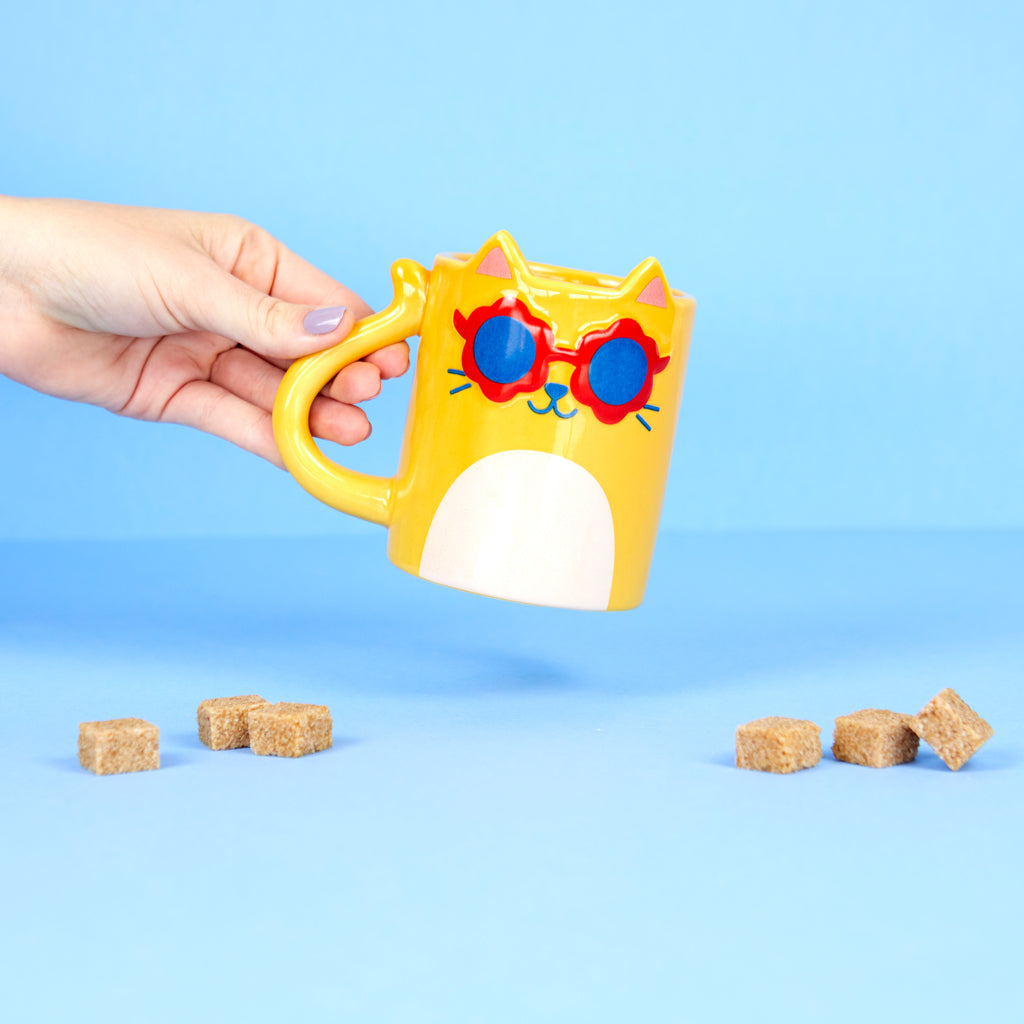 balvi-cool-cat-mug-chat-c-ramique-noir-lunettes image 2