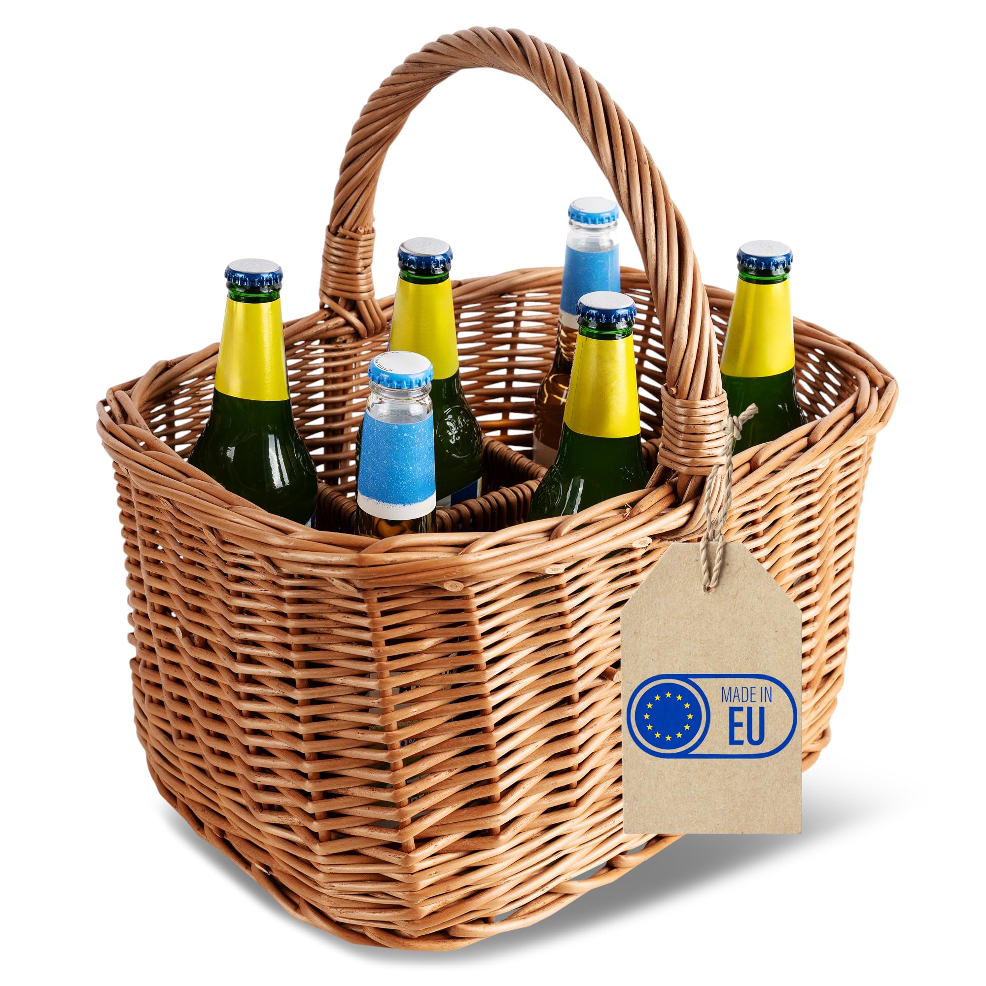 creative-home-paniers-en-osier-panier-bouteilles-6-casiers image 1