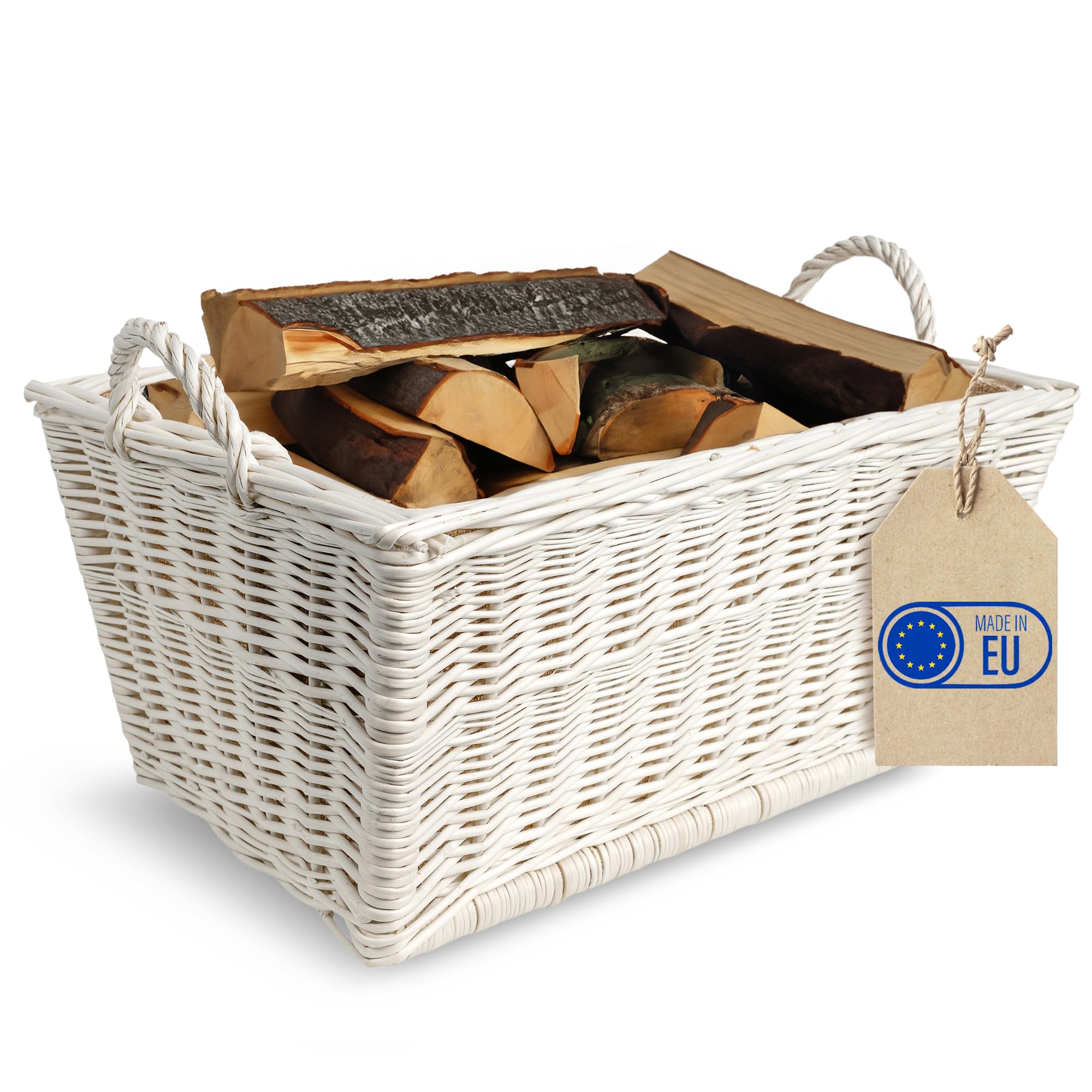 creative-home-paniers-en-osier-panier-rangement-blanc-osier-naturel image 1