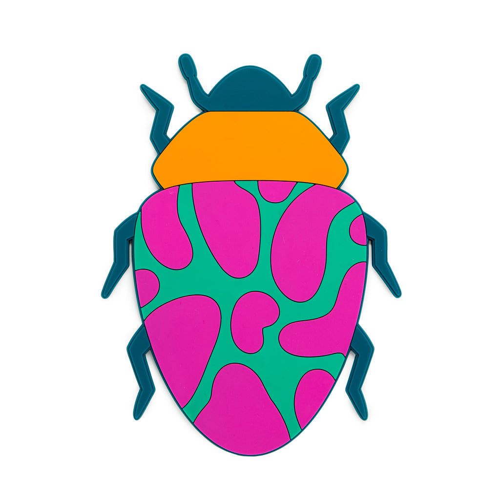 balvi-kitchen-beetles-dessous-de-plat-plastique-orange image 1