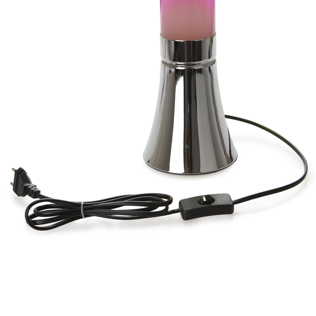 balvi-magma-lampe-lave-rose-aluminium-verre image 5