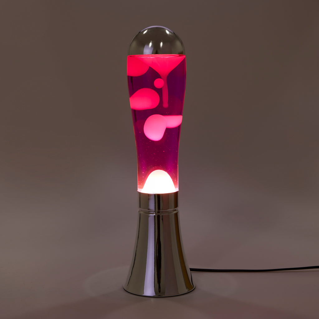 balvi-magma-lampe-lave-rose-aluminium-verre image 2