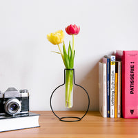 balvi-home-decor-round-silhouette-vase-m-tal-rond image 3