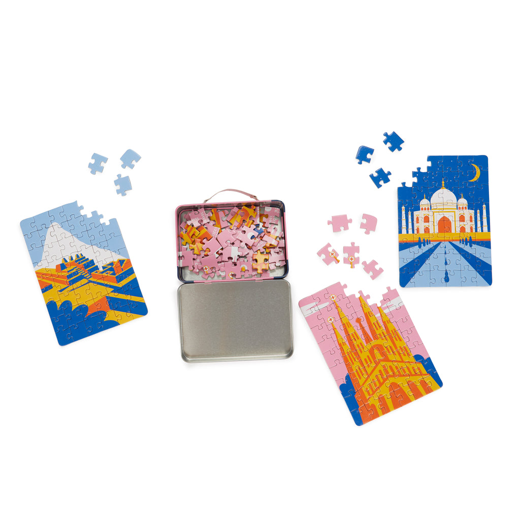 balvi-lifestyle-mini-puzzles-jeu-voyage-valise-rose-3-puzzles image 5