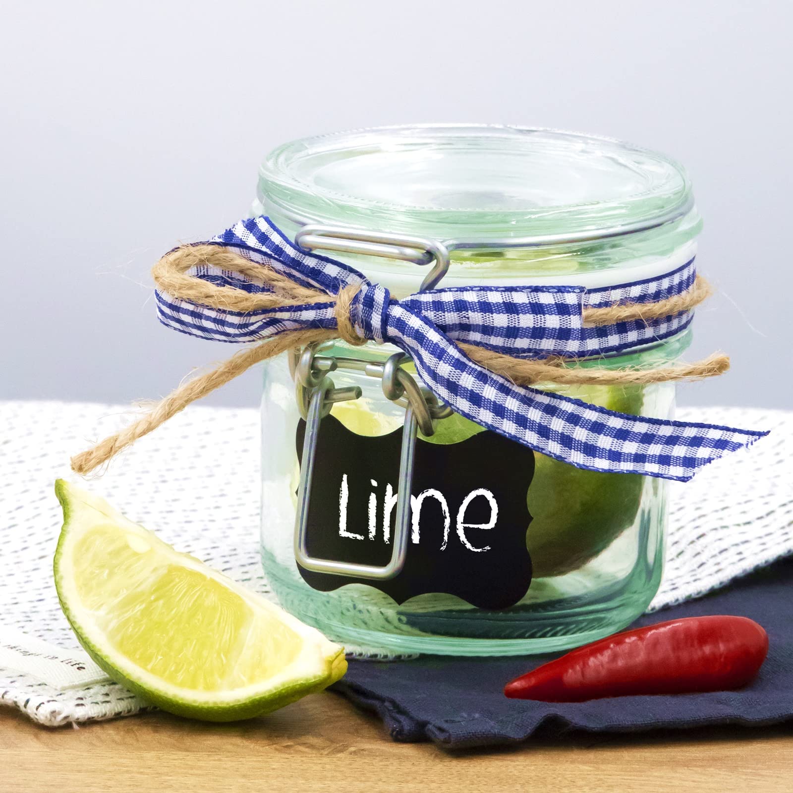 creative-home-tiquettes-r-inscriptibles-160-tiquettes-ardoise-bocaux image 5