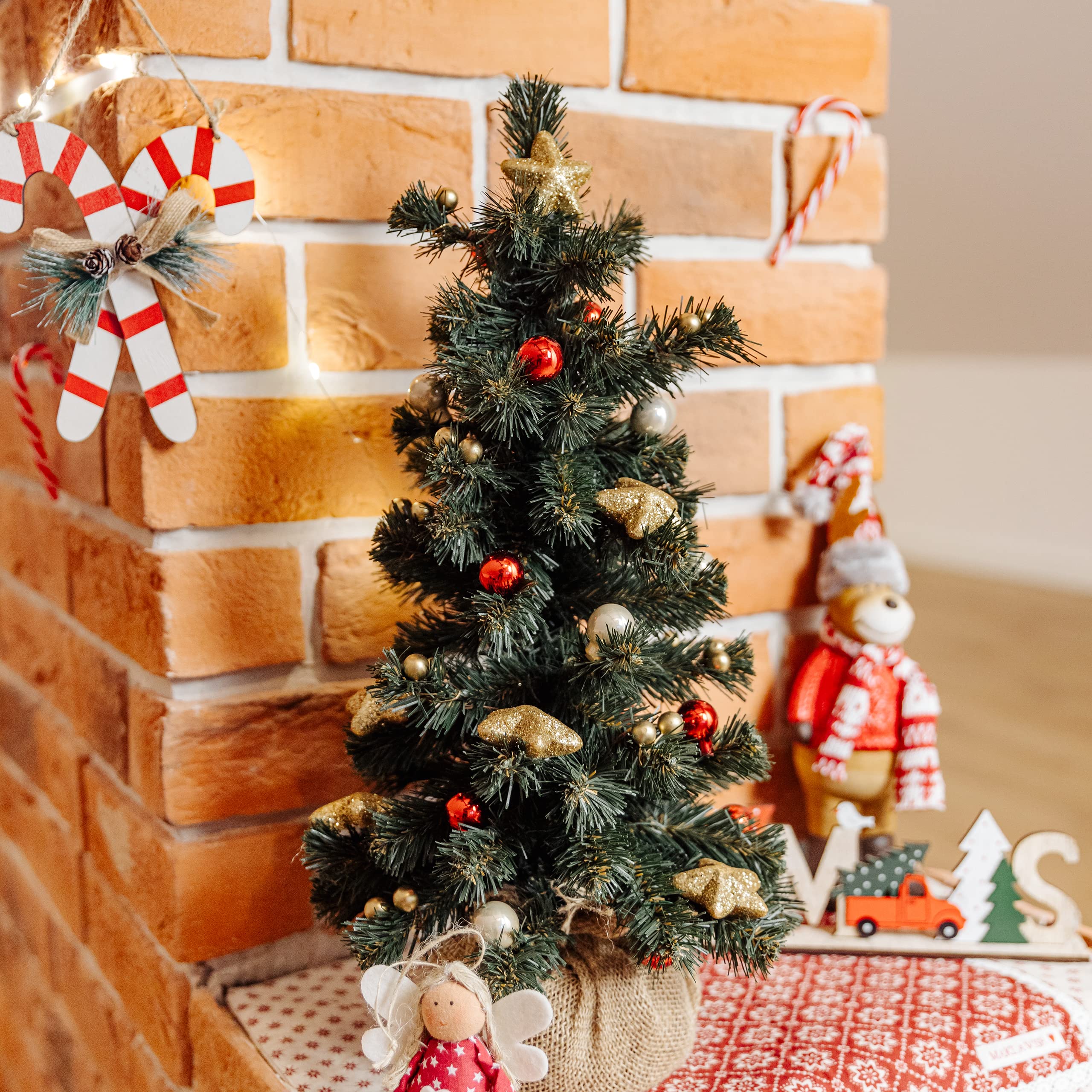 creative-home-mini-sapin-no-l-artificiel-40-cm-vert-base-bois image 2