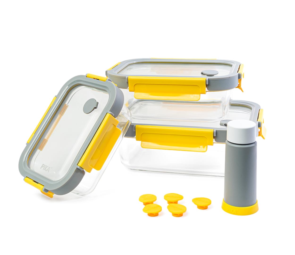 pika-glassshock-lot-3-bo-tes-verre-sous-vide-pompe image 1
