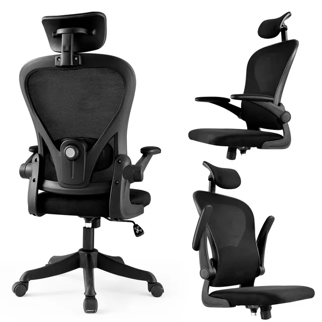 ordeluxe-chaise-chaise-bureau-ergonomique-appuie-t-te image 1