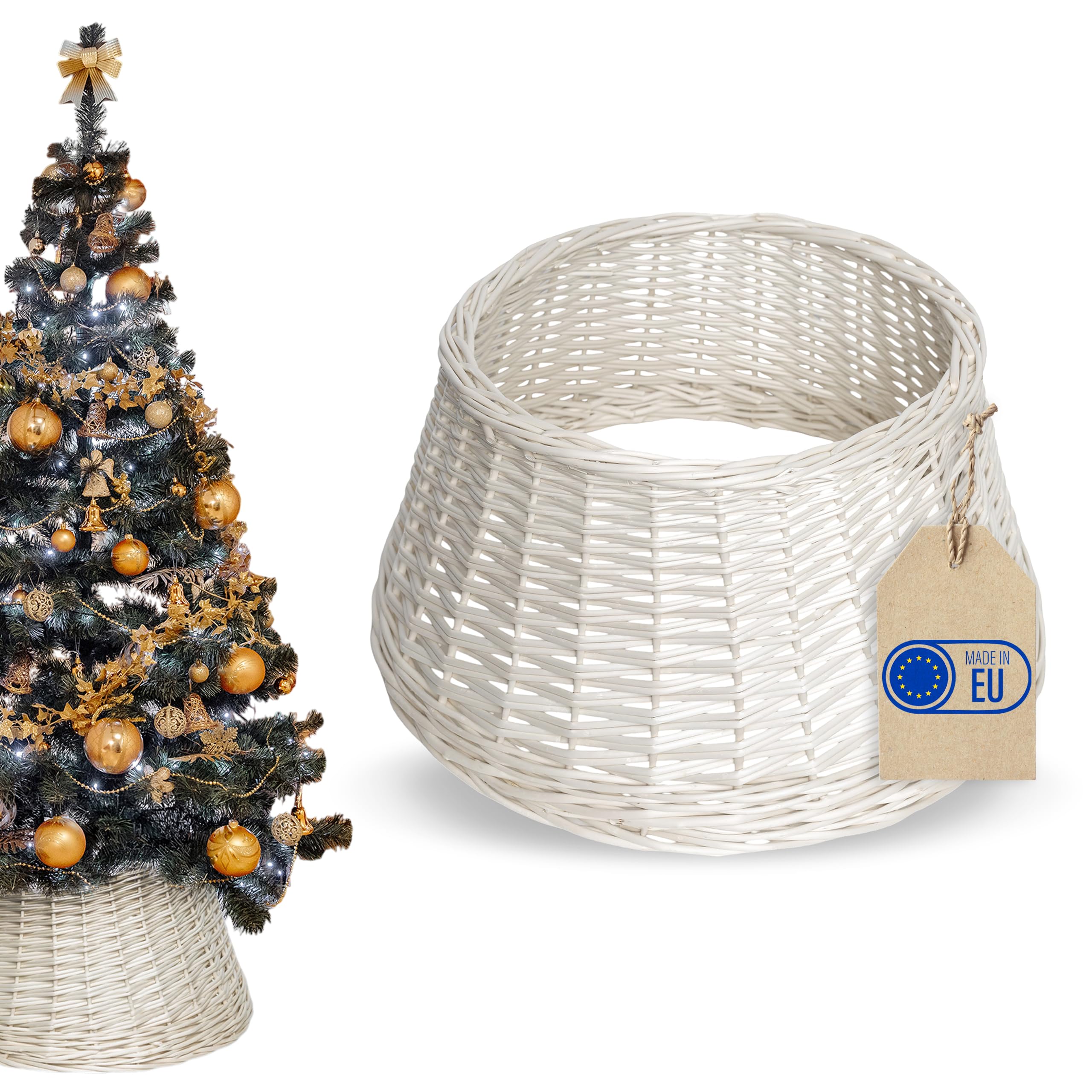 creative-home-d-coration-de-no-l-cache-pied-sapin-ivoire-47-cm image 1