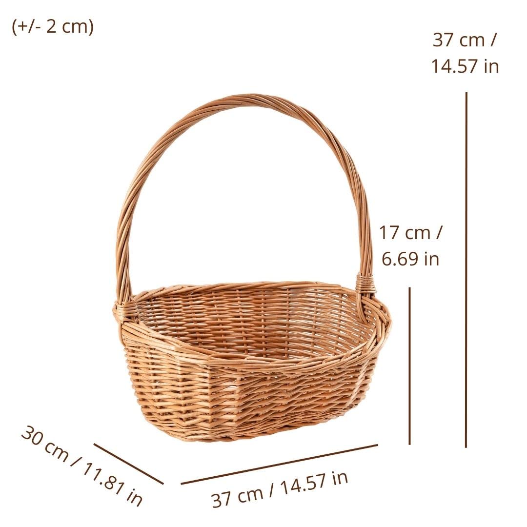 creative-home-paniers-osier-panier-ovale-marron-pique-nique image 3