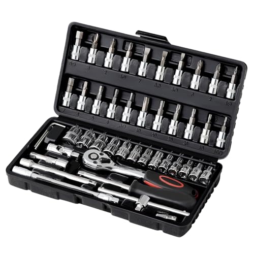 ordeluxe-outils-coffret-cliquet-douilles-46-pi-ces-1-4-cr-v-caisse image 8