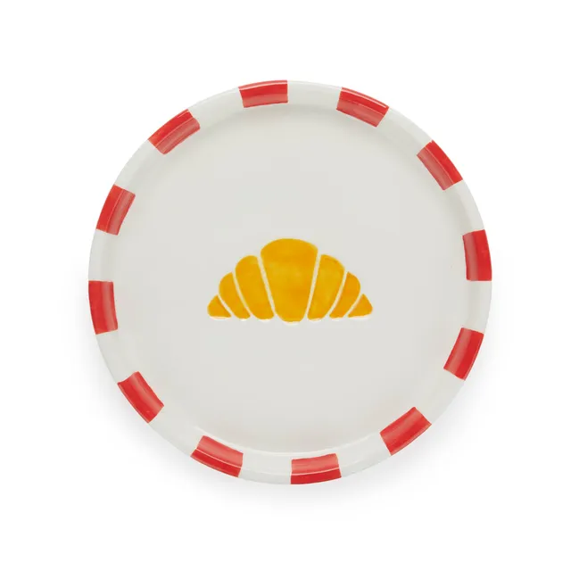balvi-kitchen-croissant-plate-assiette-c-ramique-verte image 1