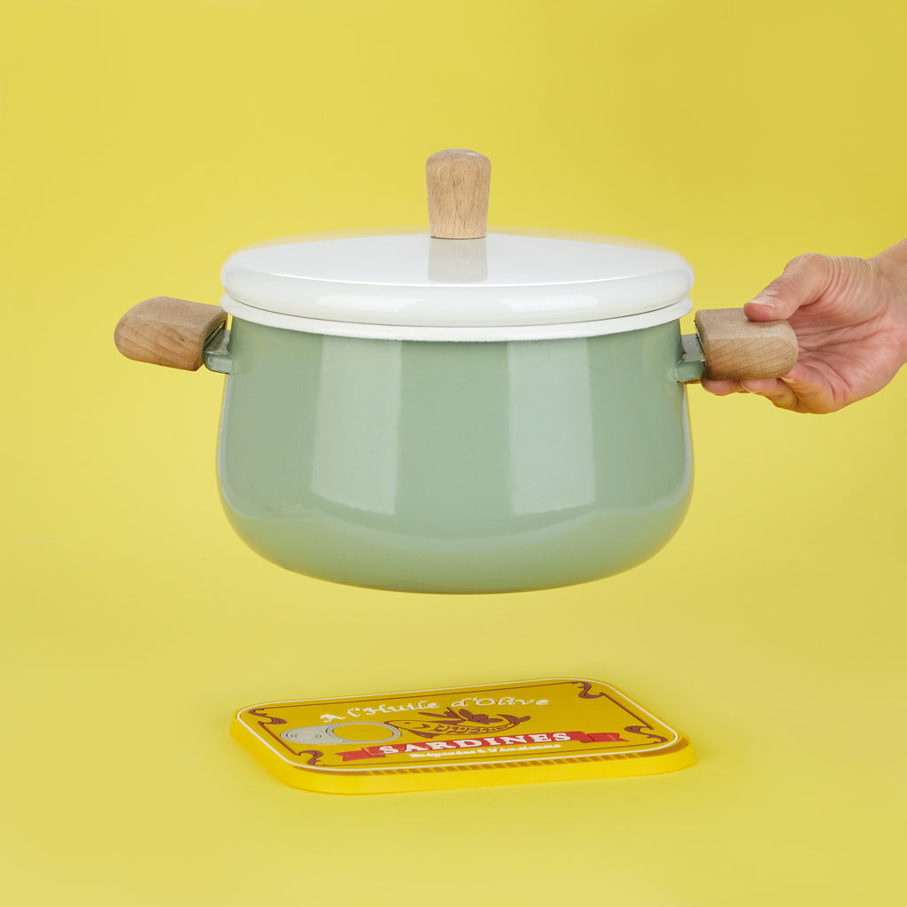 balvi-kitchen-sardines-dessous-de-plat-jaune-plastique image 2