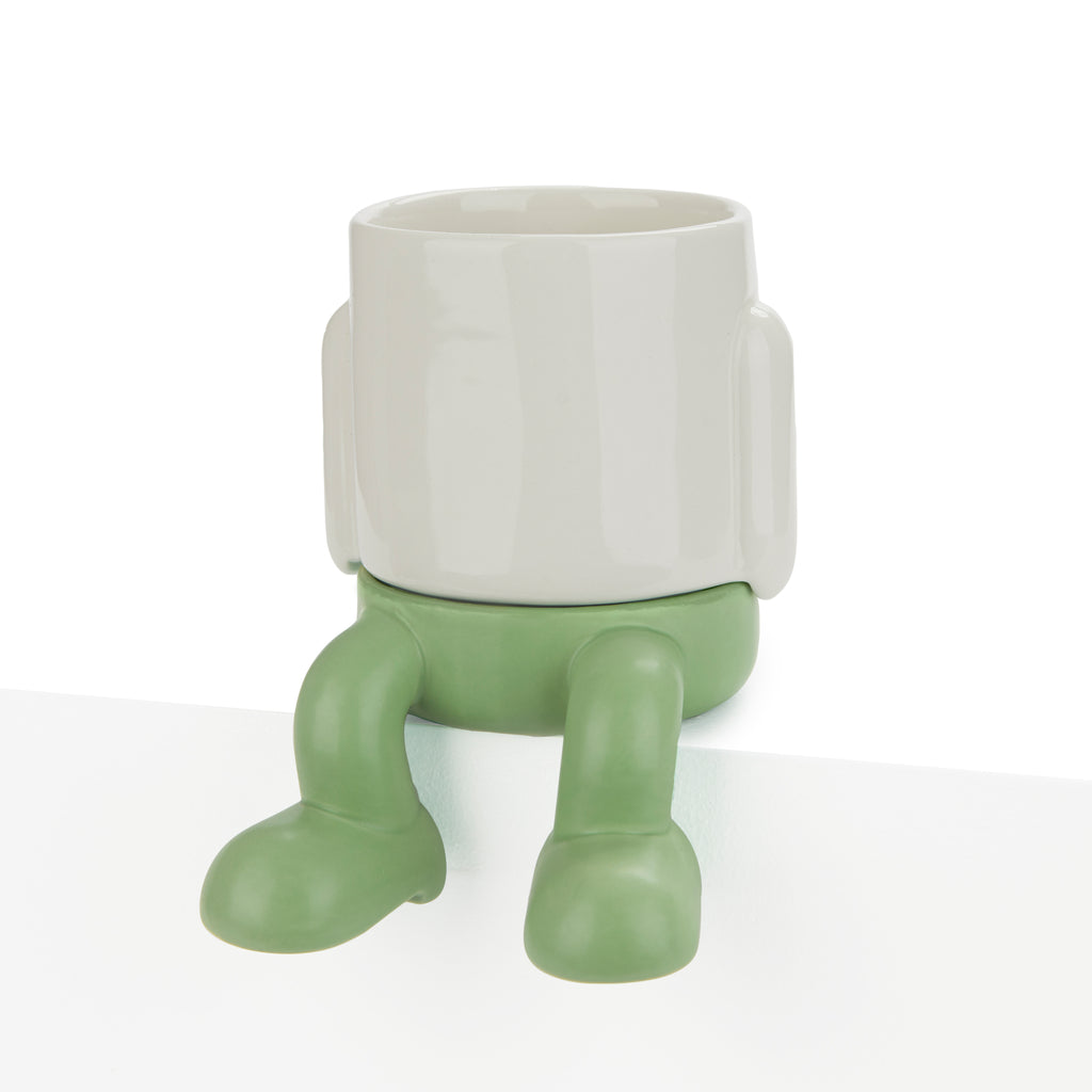 balvi-mr-dangly-mini-pot-plante-c-ramique-vert-jambes image 5