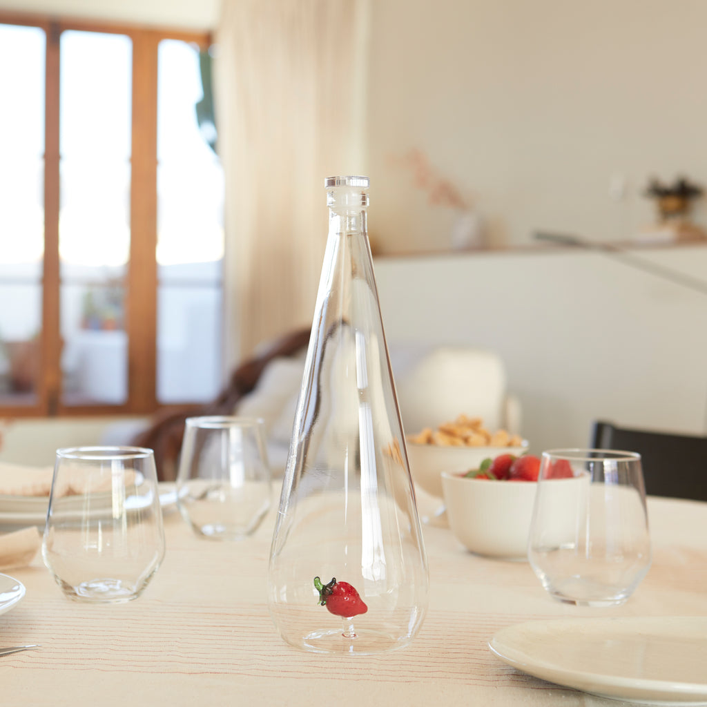 balvi-botanical-bouteille-verre-fraise-rouge-r-utilisable image 4