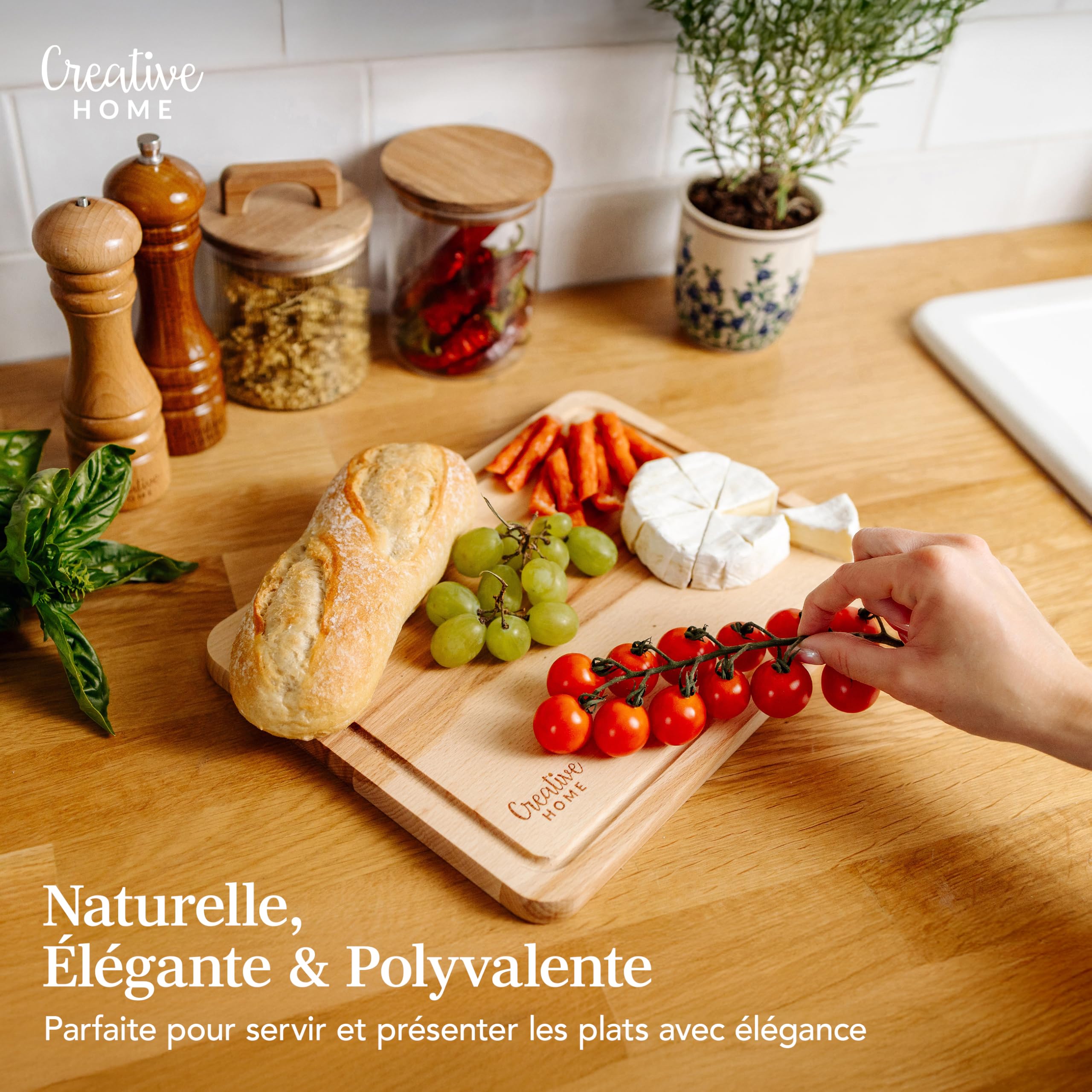 creative-home-accessoires-cuisine-planche-d-couper-bois-h-tre-30-5-cm image 4