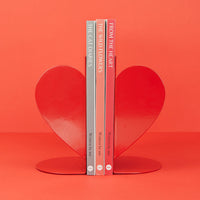 balvi-love-serre-livres-c-ur-rouge-lot-de-2-d-co image 2