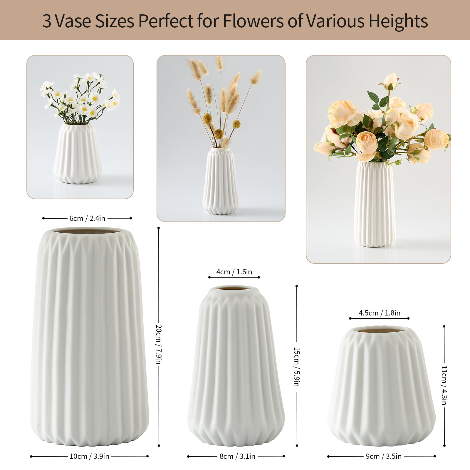 ordeluxe-d-coration-maison-set-3-vases-c-ramique-blancs image 3