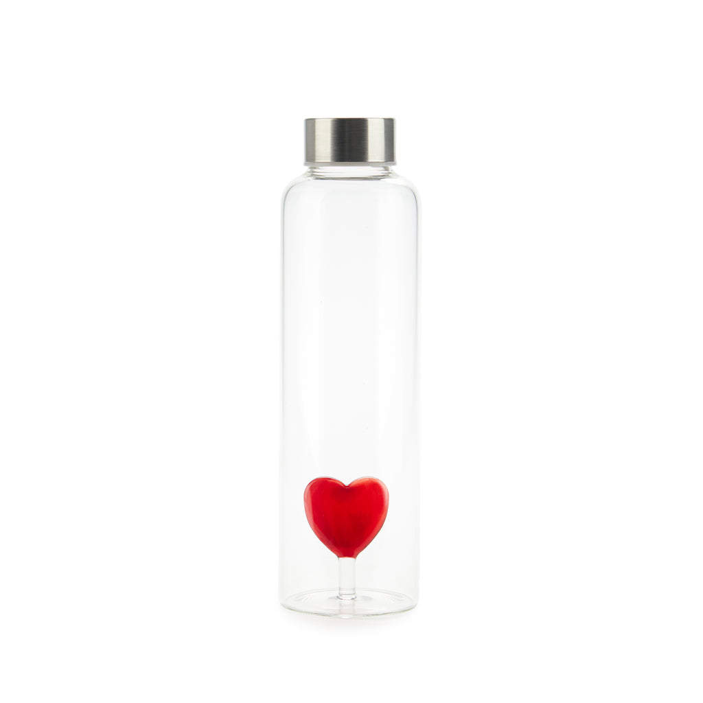 balvi-love-bouteille-verre-r-utilisable-coeur-rouge-0-5-l image 1