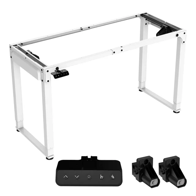 ordeluxe-table-cadre-bureau-r-glable-hauteur-180x80-double-moteur image 1
