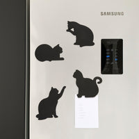 balvi-kitchen-cat-coasters-dessous-de-verre-chat-noir-x4 image 3