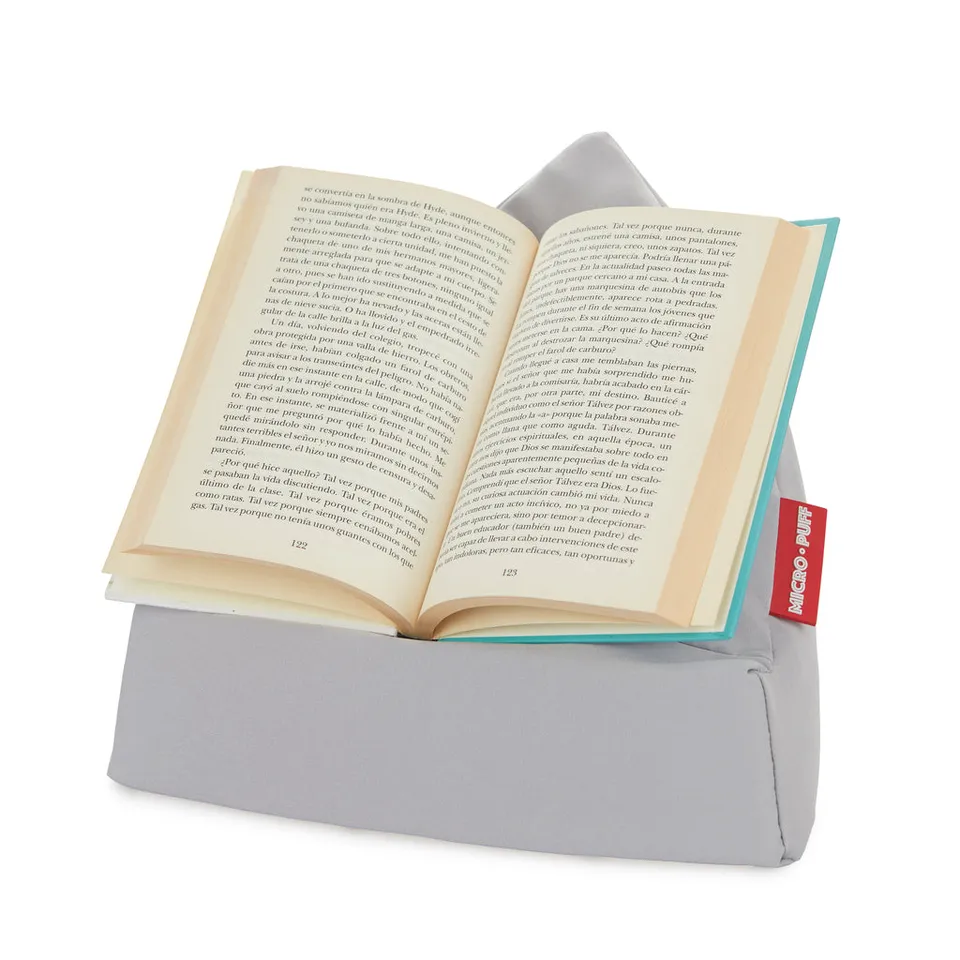 balvi-lifestyle-micro-puff-support-tablette-pouf-gris image 1