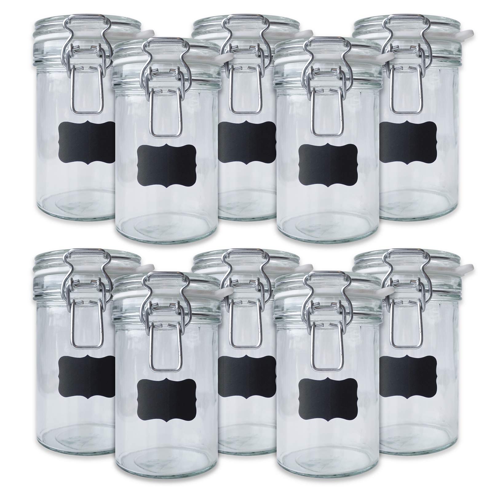 creative-home-bocaux-en-verre-herm-tiques-bocal-500ml-lot-10 image 3