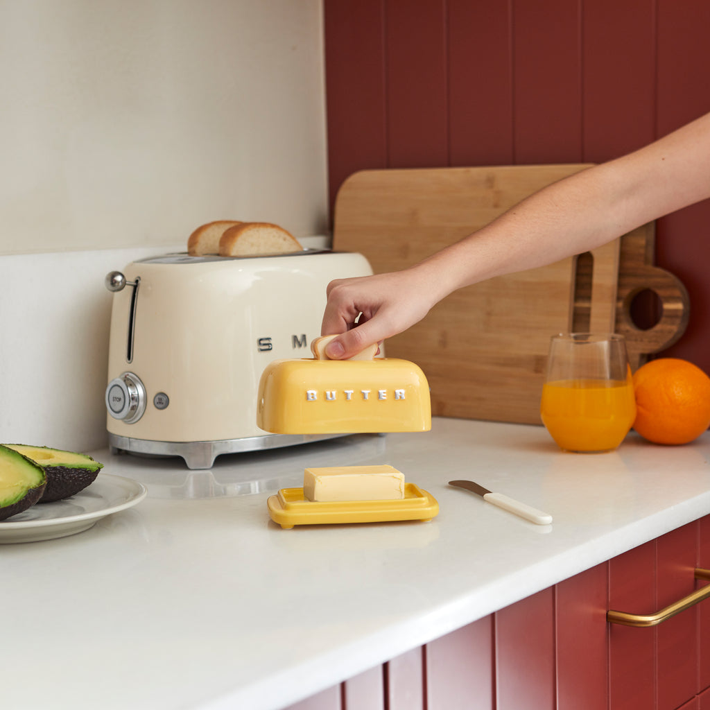 balvi-toasty-beurrier-c-ramique-jaune-125-g-r-tro image 3