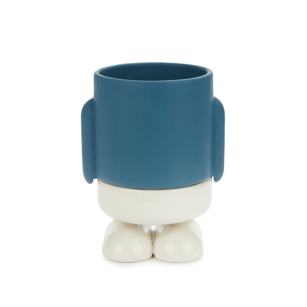 balvi-mr-standy-mini-cache-pot-c-ramique-bleu image 6