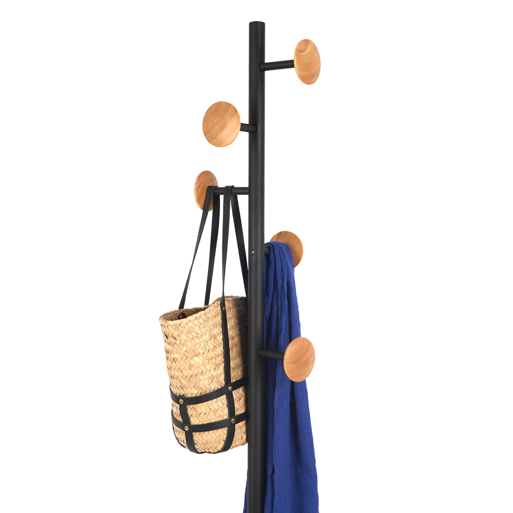 balvi-home-decor-shiitake-porte-manteau-bois-6-crochets image 7