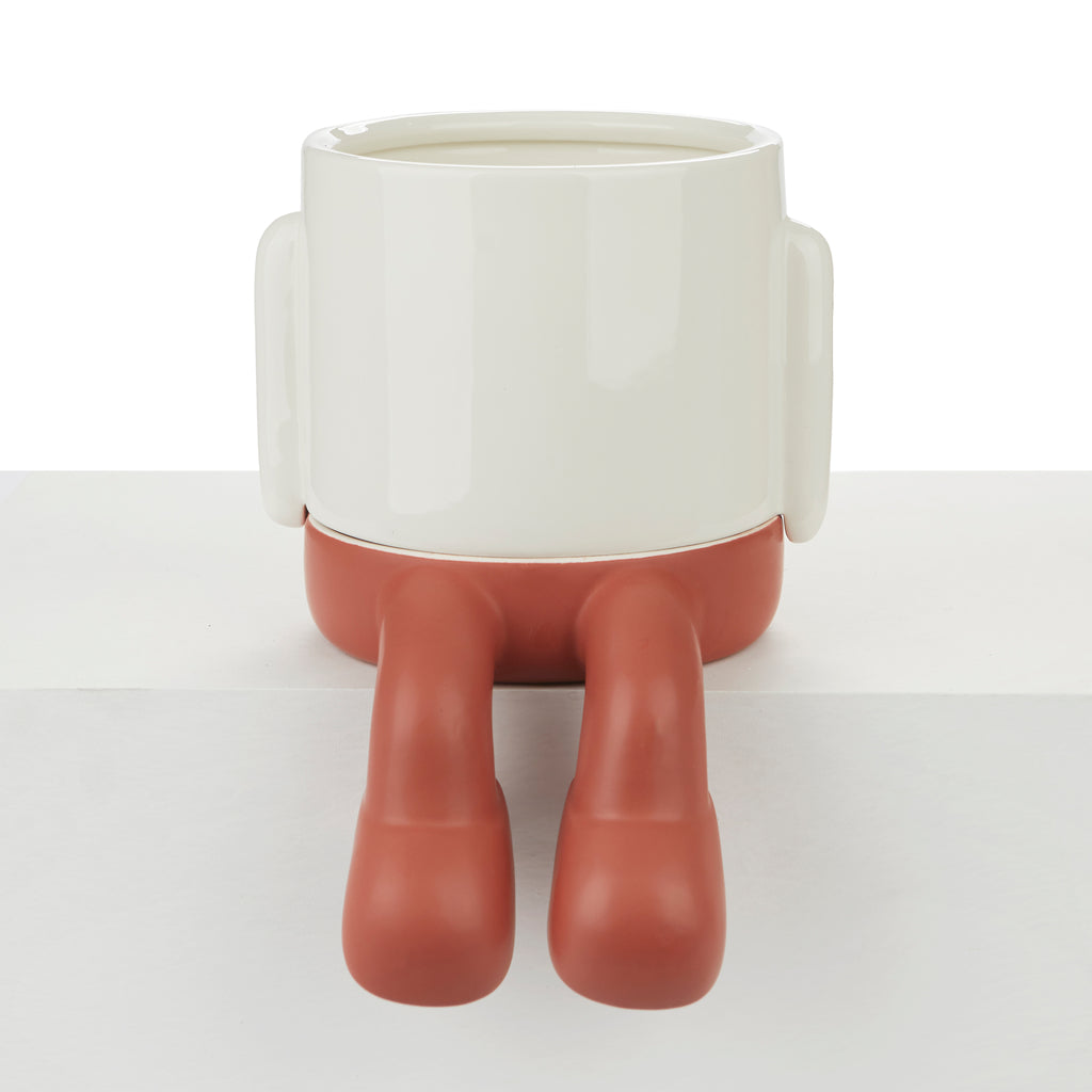 balvi-home-decor-mr-dangly-cache-pot-c-ramique-bleu-jambes-pendantes image 8