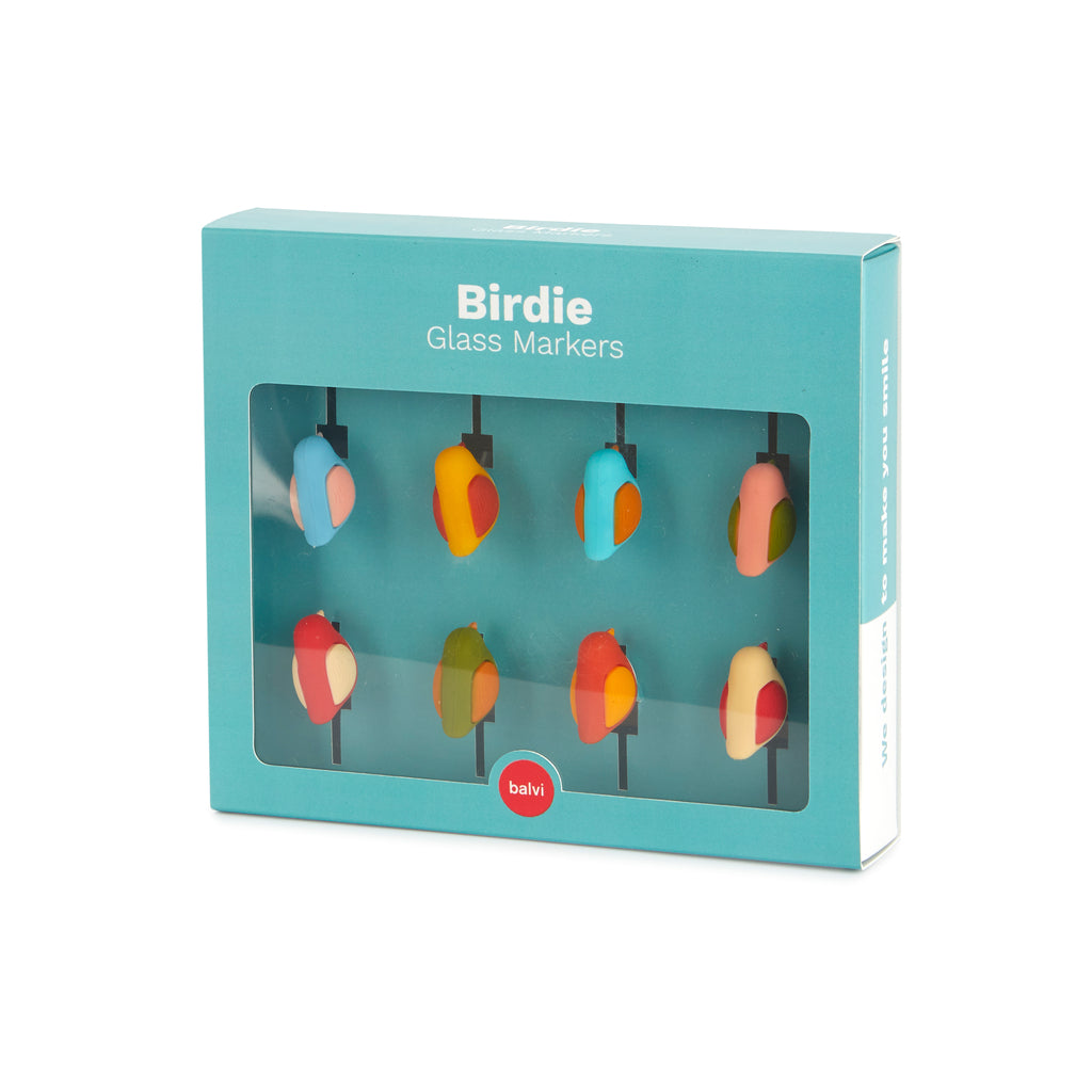 balvi-kitchen-table-birdie-marque-verres-oiseaux-silicone-x8 image 4