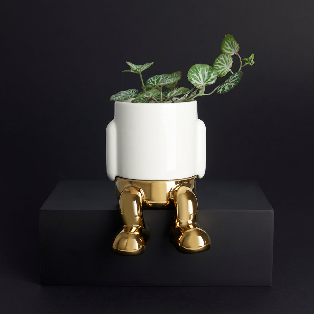 balvi-mr-dangly-mini-pot-plante-c-ramique-vert-jambes image 8