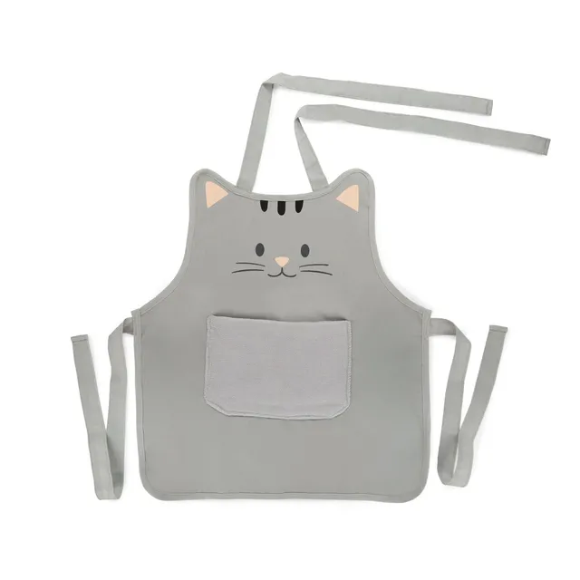 balvi-kitty-tablier-enfant-chat-cuisine-avec-poche image 1